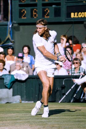 BORG Bjoern SWE wins 5 times in Wimbledon Mens Final 1980 Bjoern Borg John McEnroe All England Tennis Championships in Wimbledon 1980 July 05, 1980 in Wimbledon