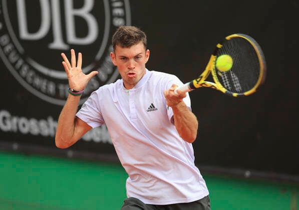 Maximilian Marterer, Tannenhof Resort German Men s Series, DTB German Pro Series, TC Grosshesselohe, Munich Tannenhof Resort German Men s Series TC Grosshesselohe Grosshesselohe Muenchen Bayern Germany 25 June 2020 Copyright: xJuergenxHasenkopfx