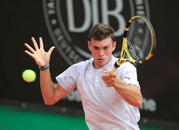 Maximilian Marterer, Tannenhof Resort German Men s Series, DTB German Pro Series, TC Grosshesselohe, Munich Tannenhof Resort German Men s Series TC Grosshesselohe Grosshesselohe Muenchen Bayern Germany 25 June 2020 Copyright: xJuergenxHasenkopfx