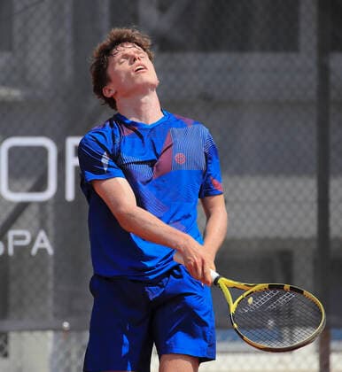 Philip Florig reacts disappointed, disappointment, emotion, Tannenhof Resort German Men s Series, DTB German Pro Series, TennisBase, Oberhaching Munich Copyright: xJuergenxHasenkopfx