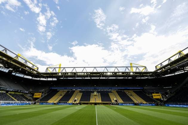 1 Football Bundesliga Borussia Dortmund TSG Hoffenheim, 27 06 2020 The empty Signal Iduna Park 1 Football Bundesliga Borussia Dortmund TSG Hoffenheim on 27 06 2020 at Signal Iduna Park in Dortmund Nordrhein Westfalen FOTO BEAUTIFUL SPORTS WUNDERL POOL DFL REGULATIONS PROHIBIT ANY USE OF PHOTOGRAPHS AS IMAGE SEQUENCES AND OR QUASI VIDEO EDITORIAL USE OLNY National and international NewsAgencies OUT Dortmund Signal Iduna Park Nordrhein Westfalen Germany Poolfoto BEAUTIFUL SPORTS WUNDERL POOL ,EDITORIAL USE ONLY