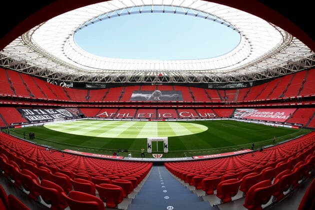 Estadio San Mames, JUNE 27, 2020 - Football Soccer : General view of San Mames Stadium before Spanish La Liga Santander match between Athletic Club de Bilbao 3-1 RCD Mallorca at the Estadio San Mames in Bilbao, Spain. Noxthirdxpartyxsales (0101885110st)