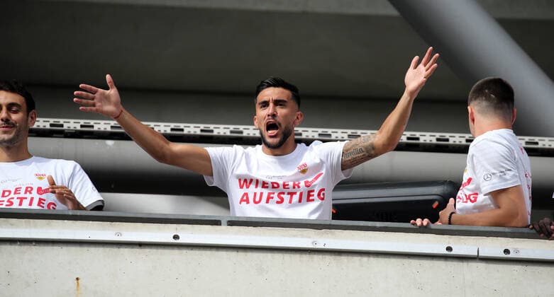 VfB Stuttgart SV Darmstadt 98 Nicolas Gonzalez VfB Stuttgart Germany, Stuttgart, 28 06 2020, Football, 2 Bundesliga, Season 2019 2020, 34 Matchday, VfB Stuttgart SV Darmstadt DFL DFB REGULATIONS PROHIBIT ANY USE OF PHOTOGRAPHS AS IMAGE SEQUENCES AND OR QUASI VIDEO Photo Press Photo Rudel Robin Rudel Pool Press Photo Rudel Stuttgart Baden Württemberg Germany Poolfoto Pressefoto Rudel Robin Rudel Poo ,EDITORIAL USE ONLY