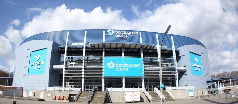 Hamburg, Barclaycard Arena, exterior view,Stellingen Hamburg