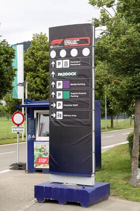 FORMULA 1 - GP of Austria 2020 SPIELBERG,AUSTRIA,30.JUN.20 - MOTORSPORTS, FORMULA 1 - Grand Prix of Austria, Red Bull Ring, start of the Formula 1 season after the corona pandemic, preview. Image shows a sign. GEPAxpictures xChristianxWalgram