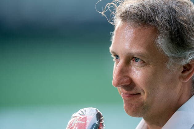 SV Werder Bremen vs 1 FC Heidenheim Relegation 01 02 07 2020 Frank Baumann Managing Director Football Werder Bremen Sport nphgm001 Football 1 Bundesliga Season 19 20 Relegation 01 SV Werder Bremen vs 1 FC Heidenheim 02 07 2020 Foto gumzmedia nordphoto POOL DFL regulations prohibit any use of photographs as image sequences and or quasi video EDITORIAL USE ONLY National and international News Agencies OUT Bremen wohninvest Weserstadion Bremen GERMANY Poolfoto gumzmedia nordphoto ,EDITORIAL USE ONLY