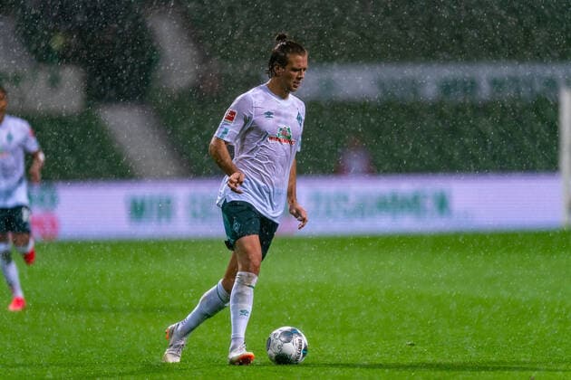 SV Werder Bremen vs 1 FC Heidenheim Relegation 01 02 07 2020 Niclas Filling Jug Filling Jug Werder Bremen 11 Sport nphgm001 Football 1 Bundesliga Season 19 20 Relegation 01 SV Werder Bremen vs 1 FC Heidenheim 02 07 2020 Foto gumzmedia nordphoto POOL DFL regulations prohibit any use of photographs as image sequences and or quasi video EDITORIAL USE ONLY National and international News Agencies OUT Bremen wohninvest Weserstadion Bremen GERMANY Poolfoto gumzmedia nordphoto ,EDITORIAL USE ONLY