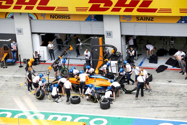 Motorsports: FIA Formula One World Championship, WM, Weltmeisterschaft 2020, Grand Prix of Austria, 55 Carlos Sainz (ESP, McLaren F1 Team), Spielberg Austria