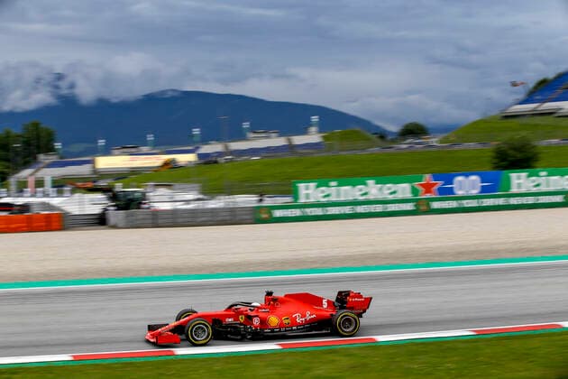 Motorsports: FIA Formula One World Championship, WM, Weltmeisterschaft 2020, Grand Prix of Austria, 5 Sebastian Vettel (GER, Scuderia Ferrari Mission Winnow), Spielberg Austria