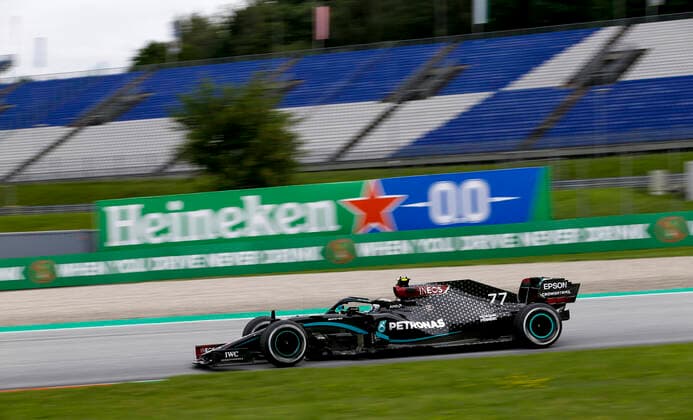 Motorsports: FIA Formula One World Championship, WM, Weltmeisterschaft 2020, Grand Prix of Austria, 77 Valtteri Bottas (FIN, Mercedes-AMG Petronas Formula One Team), Spielberg Austria