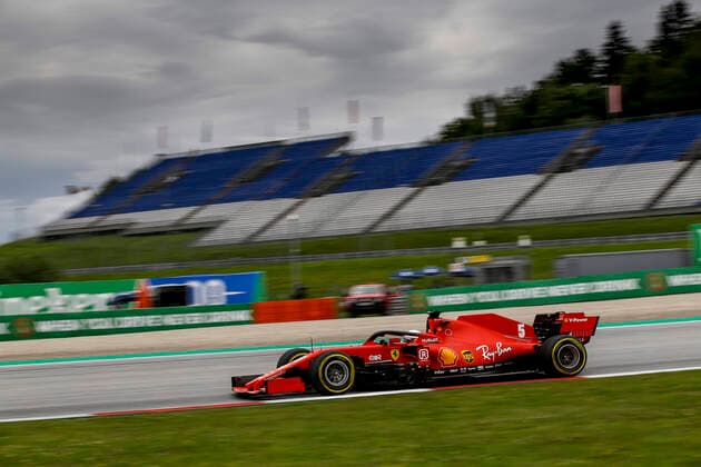 Motorsports: FIA Formula One World Championship, WM, Weltmeisterschaft 2020, Grand Prix of Austria, 5 Sebastian Vettel (GER, Scuderia Ferrari Mission Winnow), Spielberg Austria