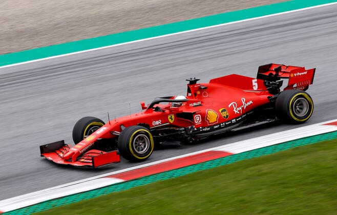 Motorsports: FIA Formula One World Championship, WM, Weltmeisterschaft 2020, Grand Prix of Austria, 5 Sebastian Vettel (GER, Scuderia Ferrari Mission Winnow), Spielberg Austria