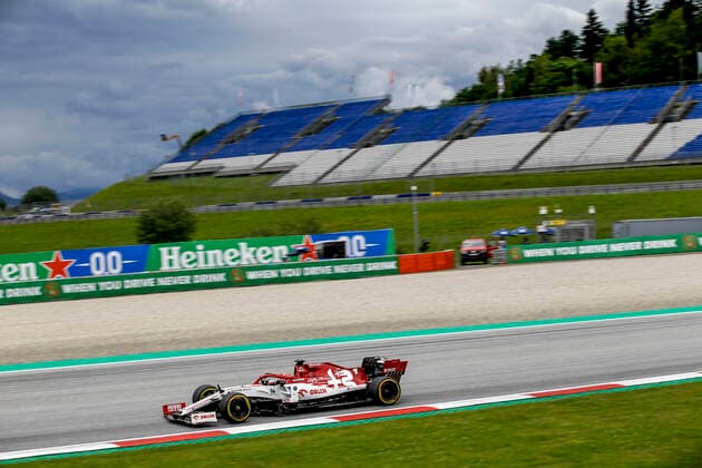 Motorsports: FIA Formula One World Championship, WM, Weltmeisterschaft 2020, Grand Prix of Austria, 7 Kimi Raikkonen (FIN, Alfa Romeo Racing ORLEN), Spielberg Austria