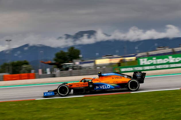Motorsports: FIA Formula One World Championship, WM, Weltmeisterschaft 2020, Grand Prix of Austria, 4 Lando Norris (GBR, McLaren F1 Team), Spielberg Austria