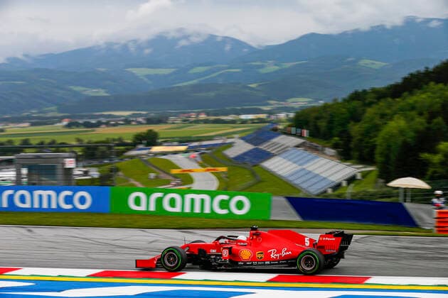 Motorsports: FIA Formula One World Championship, WM, Weltmeisterschaft 2020, Grand Prix of Austria, 5 Sebastian Vettel (GER, Scuderia Ferrari Mission Winnow), Spielberg Austria
