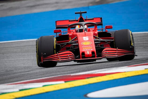 Motorsports: FIA Formula One World Championship, WM, Weltmeisterschaft 2020, Grand Prix of Austria, 5 Sebastian Vettel (GER, Scuderia Ferrari Mission Winnow), Spielberg Austria