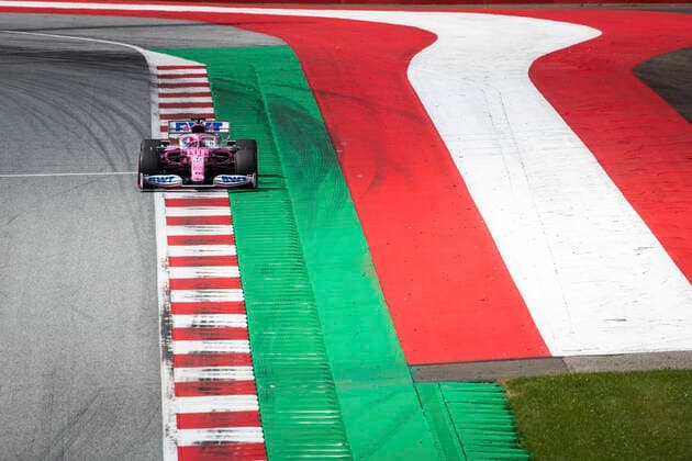 Motorsports: FIA Formula One World Championship, WM, Weltmeisterschaft 2020, Grand Prix of Austria, 11 Sergio Perez (MEX, BWT Racing Point F1 Team), Spielberg Austria