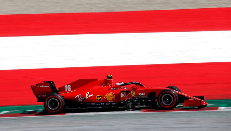 Motorsports: FIA Formula One World Championship, WM, Weltmeisterschaft 2020, Grand Prix of Austria, 16 Charles Leclerc (MCO, Scuderia Ferrari Mission Winnow), Spielberg Austria