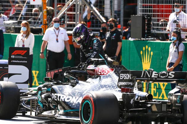 Motorsports: FIA Formula One World Championship, WM, Weltmeisterschaft 2020, Grand Prix of Austria, 44 Lewis Hamilton (GBR, Mercedes-AMG Petronas Formula One Team), Spielberg Austria