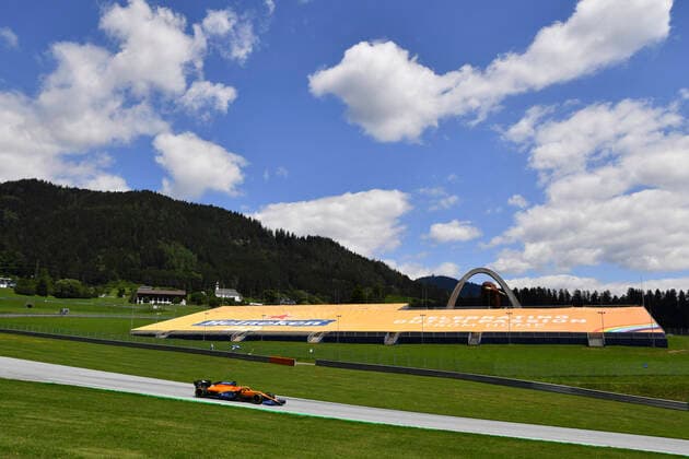 Motorsports: FIA Formula One World Championship, WM, Weltmeisterschaft 2020, Grand Prix of Austria, 55 Carlos Sainz (ESP, McLaren F1 Team), Spielberg Austria