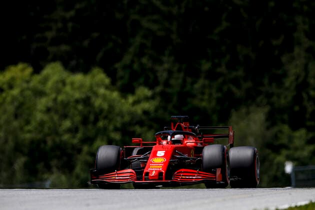 Motorsports: FIA Formula One World Championship, WM, Weltmeisterschaft 2020, Grand Prix of Austria, 5 Sebastian Vettel (GER, Scuderia Ferrari Mission Winnow), Spielberg Austria