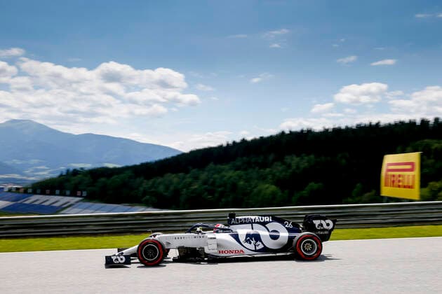 Motorsports: FIA Formula One World Championship, WM, Weltmeisterschaft 2020, Grand Prix of Austria, 26 Daniil Kvyat (RUS, Scuderia AlphaTauri Honda), Spielberg Austria