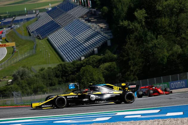 Motorsports: FIA Formula One World Championship, WM, Weltmeisterschaft 2020, Grand Prix of Austria, 31 Esteban Ocon (FRA, Renault DP World F1 Team), Spielberg Austria