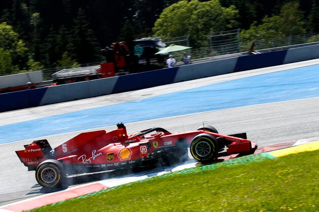 Motorsports: FIA Formula One World Championship, WM, Weltmeisterschaft 2020, Grand Prix of Austria, 5 Sebastian Vettel (GER, Scuderia Ferrari Mission Winnow), Spielberg Austria