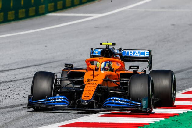 Motorsports: FIA Formula One World Championship, WM, Weltmeisterschaft 2020, Grand Prix of Austria, 4 Lando Norris (GBR, McLaren F1 Team), Spielberg Austria