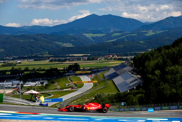 Motorsports: FIA Formula One World Championship, WM, Weltmeisterschaft 2020, Grand Prix of Austria, 5 Sebastian Vettel (GER, Scuderia Ferrari Mission Winnow), Spielberg Austria