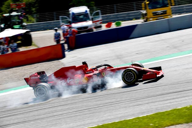 Motorsports: FIA Formula One World Championship, WM, Weltmeisterschaft 2020, Grand Prix of Austria, 5 Sebastian Vettel (GER, Scuderia Ferrari Mission Winnow), Spielberg Austria