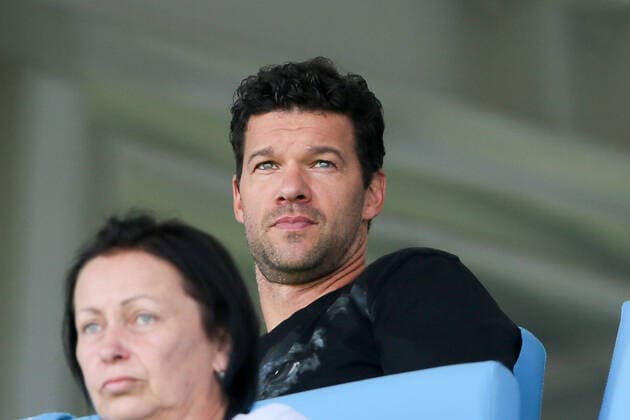 Chemnitz, 04 07 2020, Stadion An der Gellertstraße, Soccer, Men, 3 League, 38 Matchday , Chemnitzer FC FC Hansa Rostock , In the picture Michael Ballack on the stands in the Chemnitz stadium ,