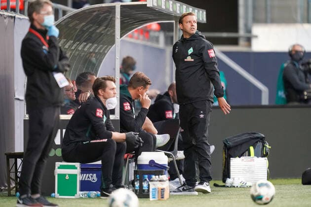 1 FC Heidenheim vs SV Werder Bremen Relegation 02 06 07 2020 Florian Kohfeldt Trainer SV Werder Bremen Sport nphgm001 Football 1 Bundesliga Season 19 20 Relegation 02 1 FC Heidenheim vs SV Werder Bremen 06 07 2020 Foto gumzmedia nordphoto POOL DFL regulations prohibit any use of photographs as image sequences and or quasi video EDITORIAL USE ONLY National and international News Agencies OUT Heidenheim Voith Arena BW GERMANY Poolfoto gumzmedia nordphoto ,EDITORIAL USE ONLY