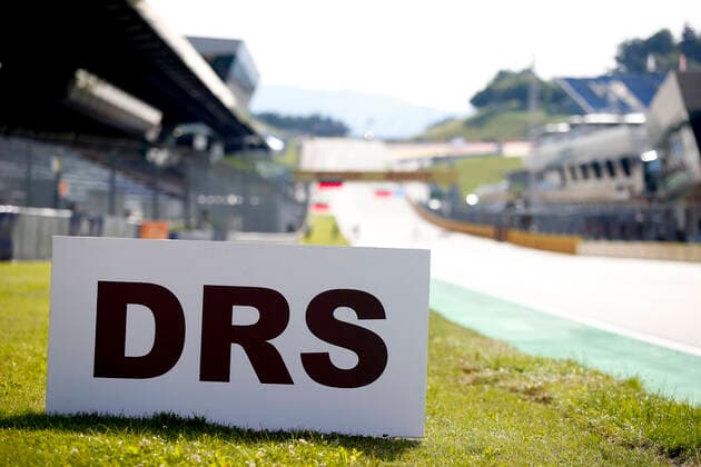 Motorsports: FIA Formula One World Championship, WM, Weltmeisterschaft 2020, Grand Prix of Styria, Red Bull Ring Spielberg, DRS zone marker boards Spielberg Austria