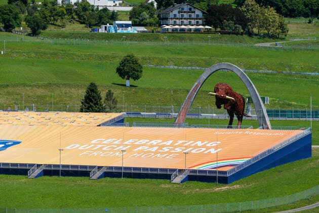 Motorsports: FIA Formula One World Championship, WM, Weltmeisterschaft 2020, Grand Prix of Styria, Empty tribuns Spielberg Austria