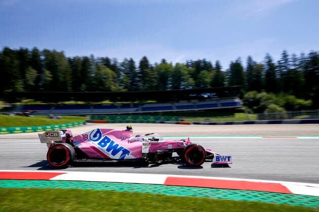 Motorsports: FIA Formula One World Championship, WM, Weltmeisterschaft 2020, Grand Prix of Styria, 18 Lance Stroll (CAN, BWT Racing Point F1 Team), Spielberg Austria