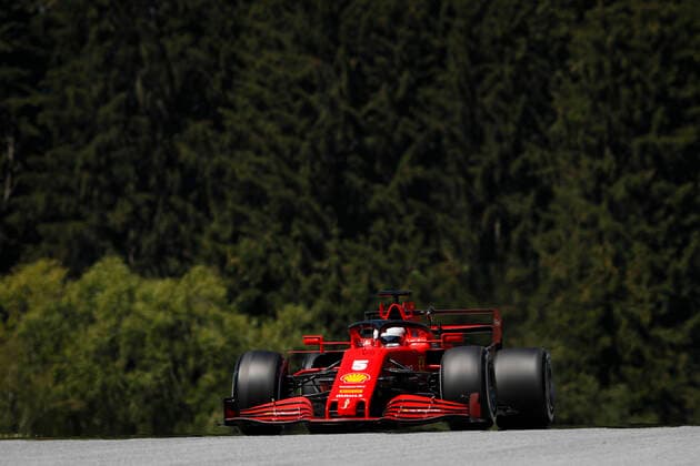 Motorsports: FIA Formula One World Championship, WM, Weltmeisterschaft 2020, Grand Prix of Styria, 5 Sebastian Vettel (GER, Scuderia Ferrari Mission Winnow), Spielberg Austria