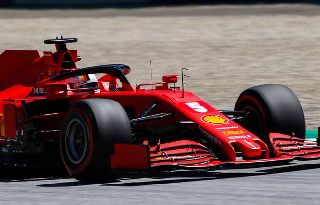 Motorsports: FIA Formula One World Championship, WM, Weltmeisterschaft 2020, Grand Prix of Styria, 5 Sebastian Vettel (GER, Scuderia Ferrari Mission Winnow), Spielberg Austria