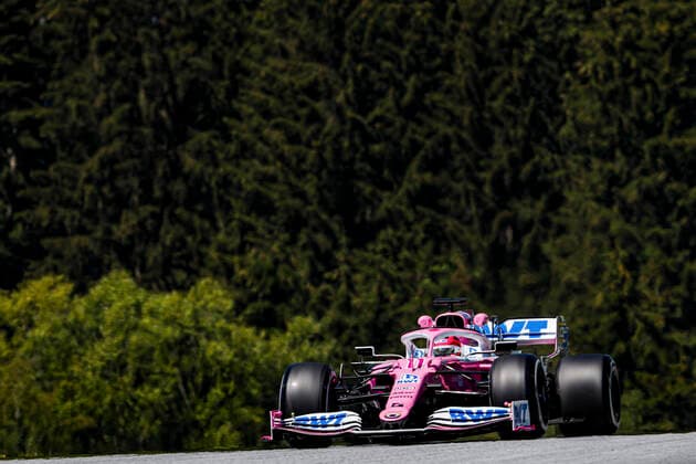 Motorsports: FIA Formula One World Championship, WM, Weltmeisterschaft 2020, Grand Prix of Styria, 11 Sergio Perez (MEX, BWT Racing Point F1 Team), Spielberg Austria