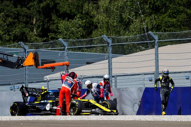 Motorsports: FIA Formula One World Championship, WM, Weltmeisterschaft 2020, Grand Prix of Styria, 3 Daniel Ricciardo (AUS, Renault DP World F1 Team), Spielberg Austria