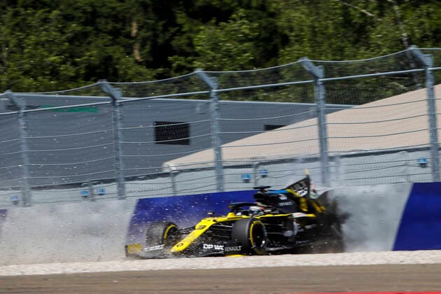 Sport Bilder des Tages Motorsports: FIA Formula One World Championship, WM, Weltmeisterschaft 2020, Grand Prix of Styria, 3 Daniel Ricciardo (AUS, Renault DP World F1 Team), Spielberg Austria