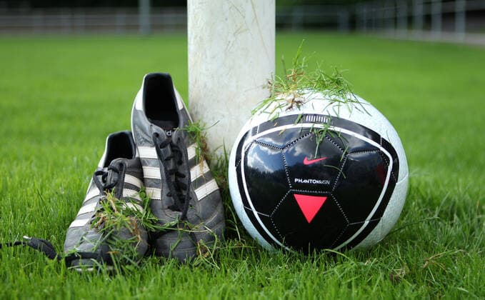 Symbol picture football, symbol photo football, Wandsbek Hamburg