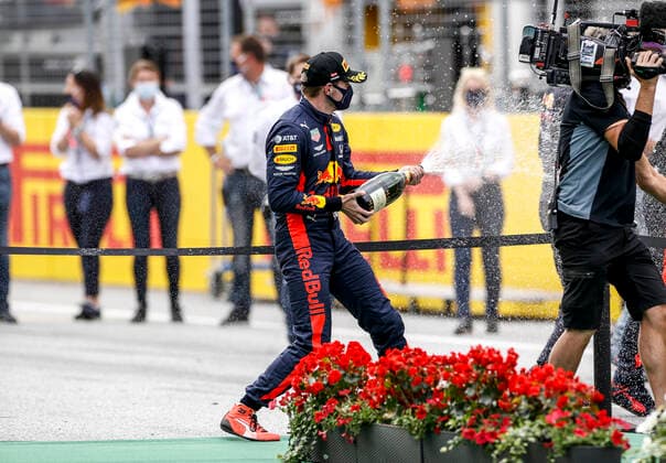 Motorsports: FIA Formula One World Championship, WM, Weltmeisterschaft 2020, Grand Prix of Styria, 33 Max Verstappen (NLD, Aston Martin Red Bull Racing), Spielberg Austria