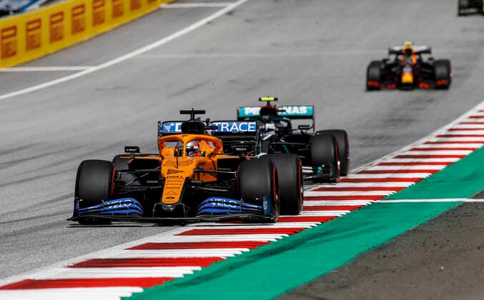 Motorsports: FIA Formula One World Championship, WM, Weltmeisterschaft 2020, Grand Prix of Styria, 55 Carlos Sainz (ESP, McLaren F1 Team), Spielberg Austria