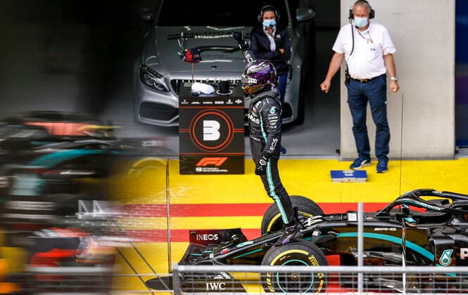 Motorsports: FIA Formula One World Championship, WM, Weltmeisterschaft 2020, Grand Prix of Styria, 44 Lewis Hamilton (GBR, Mercedes-AMG Petronas Formula One Team), Spielberg Austria