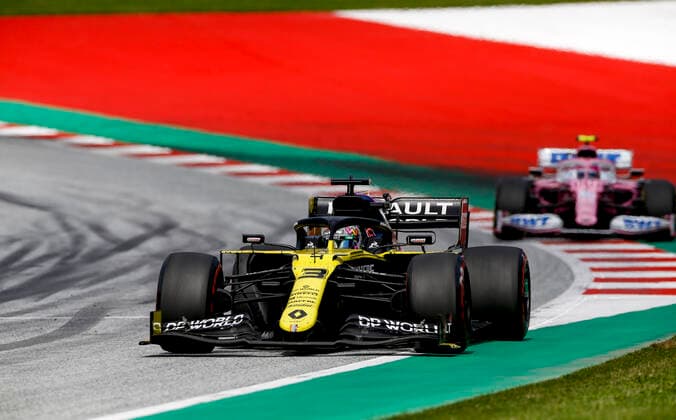 Motorsports: FIA Formula One World Championship, WM, Weltmeisterschaft 2020, Grand Prix of Styria, 3 Daniel Ricciardo (AUS, Renault DP World F1 Team), Spielberg Austria