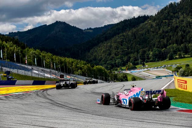 Motorsports: FIA Formula One World Championship, WM, Weltmeisterschaft 2020, Grand Prix of Styria, 18 Lance Stroll (CAN, BWT Racing Point F1 Team), Spielberg Austria