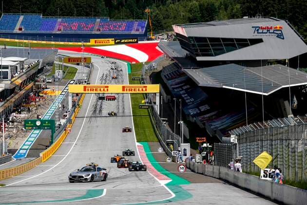 Motorsports: FIA Formula One World Championship, WM, Weltmeisterschaft 2020, Grand Prix of Styria, F1 Safety Car, Mercedes-AMG GT R Spielberg Austria