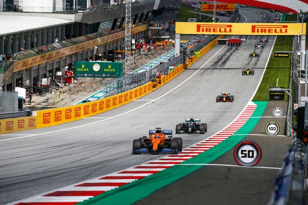 Motorsports: FIA Formula One World Championship, WM, Weltmeisterschaft 2020, Grand Prix of Styria, 55 Carlos Sainz (ESP, McLaren F1 Team), Spielberg Austria