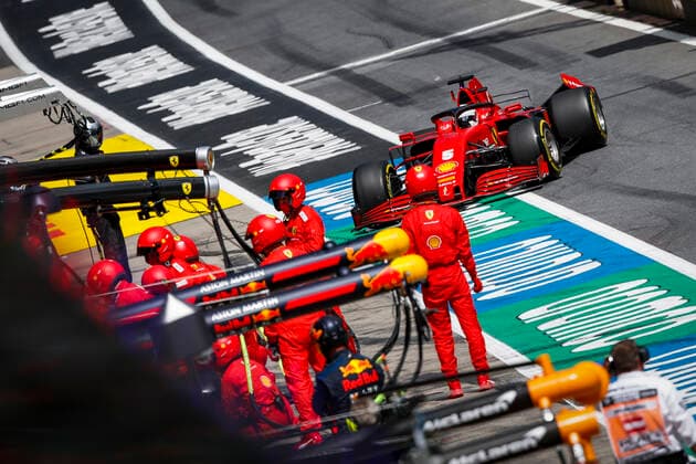 Motorsports: FIA Formula One World Championship, WM, Weltmeisterschaft 2020, Grand Prix of Styria, 5 Sebastian Vettel (GER, Scuderia Ferrari Mission Winnow), Spielberg Austria